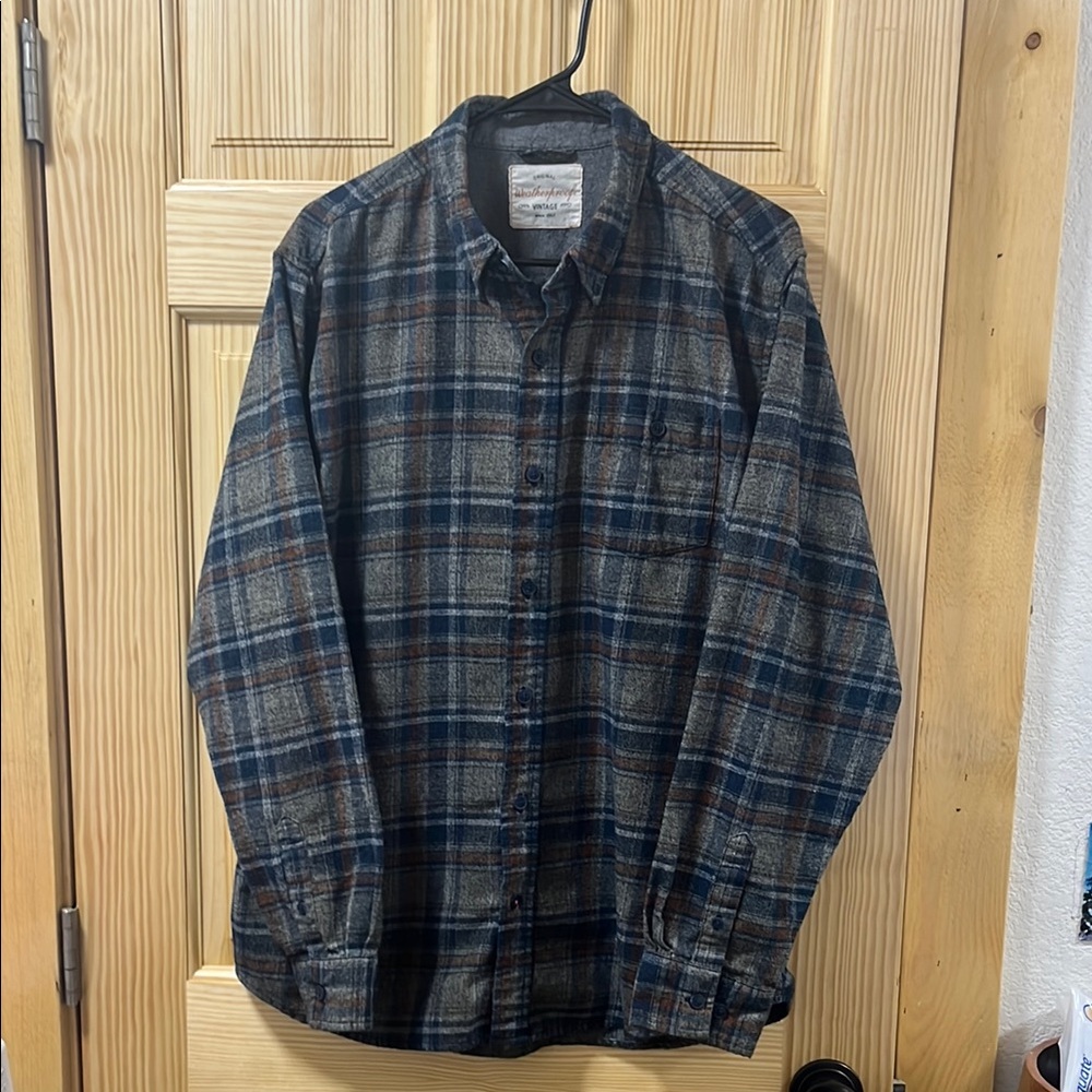 Men’s Weatherproof Plaid Shirt